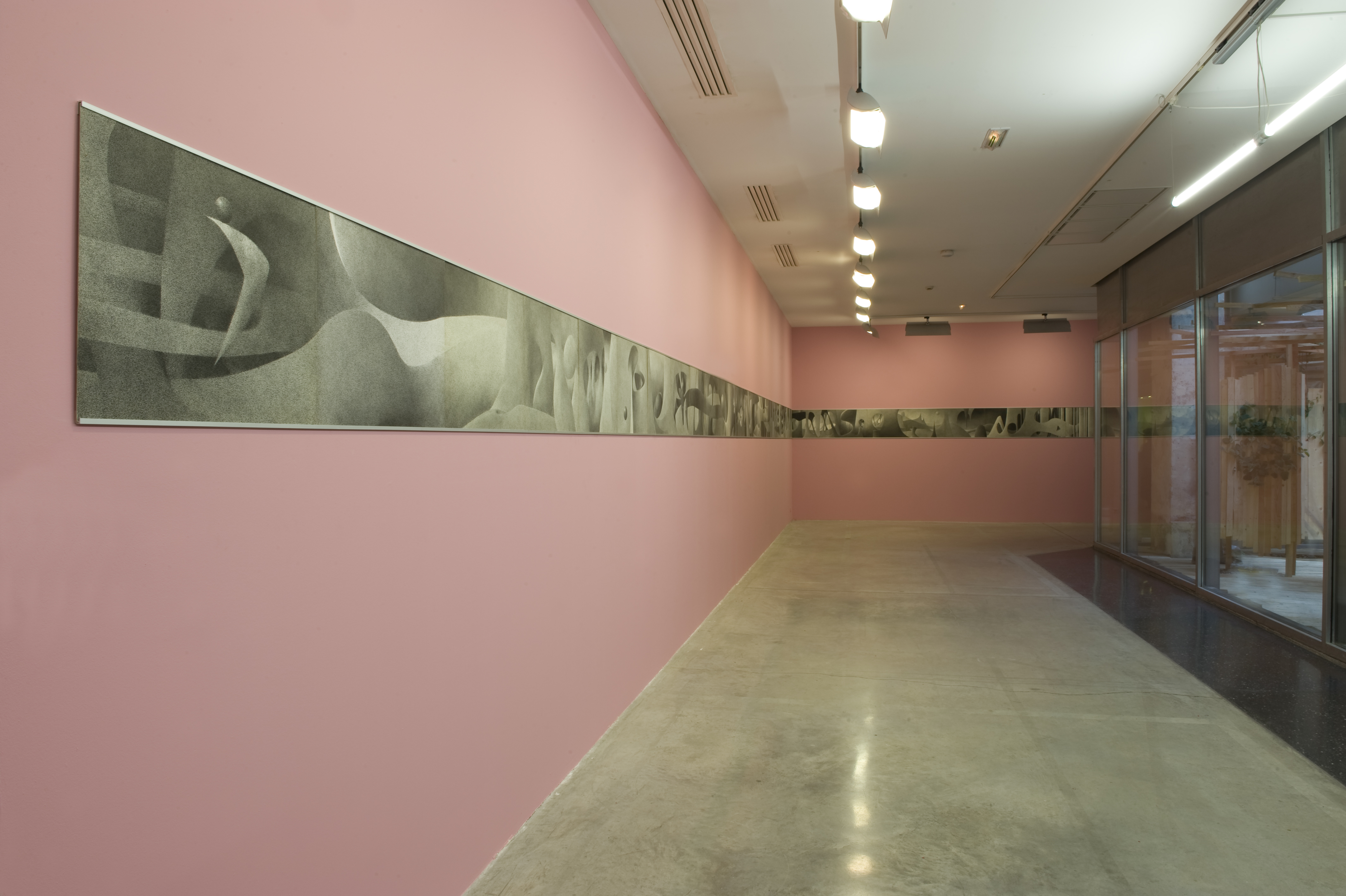 Vue de l'exposition Jean de Maximy © Marc Domage / la maison rouge, 2010