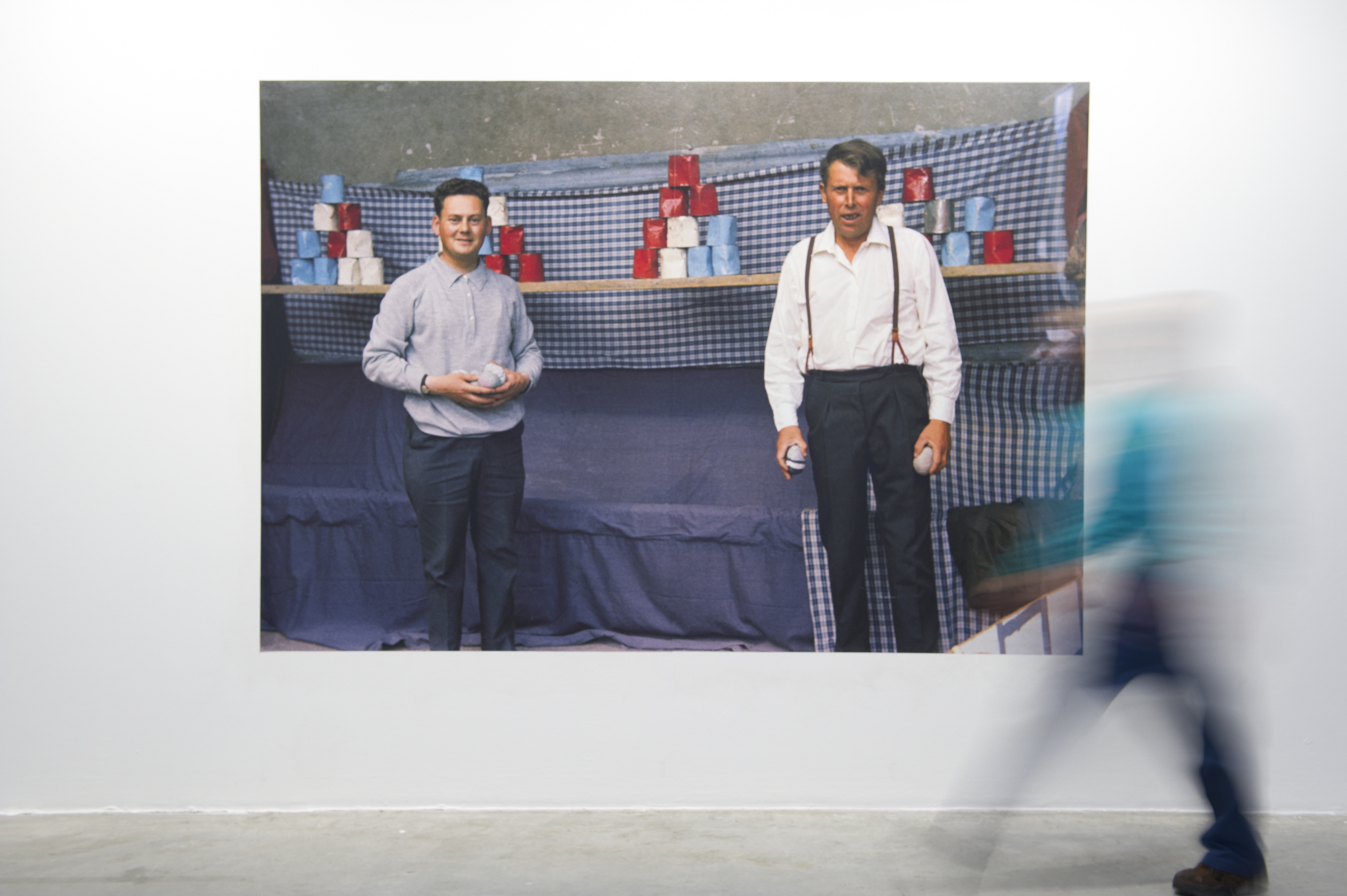 Vue de l'exposition L'asile des photographies, de Mathieu Pernot et Philippe Artières © Marc Domage / la maison rouge 2014